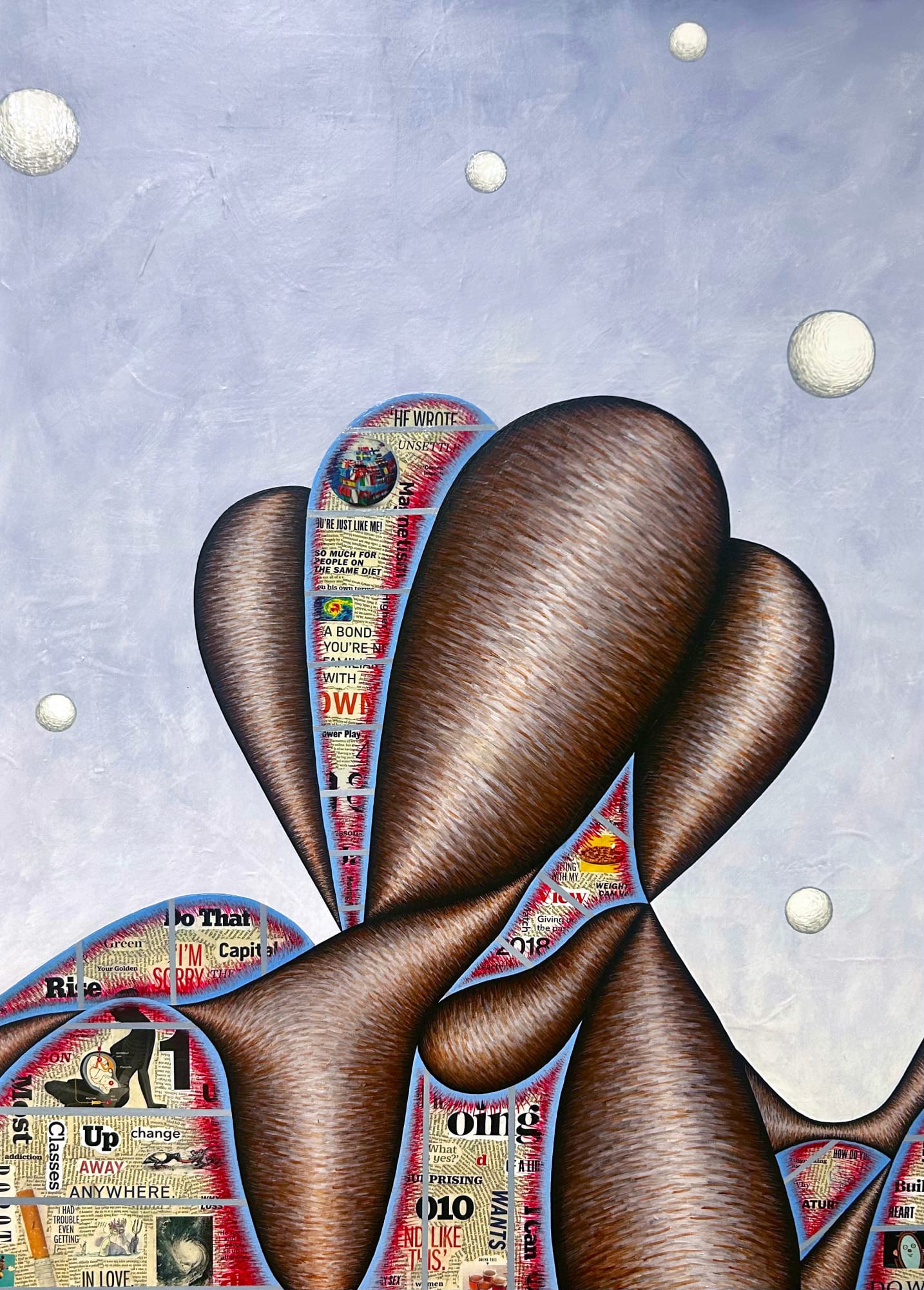 Cold No. 6 (Up Up Higher), 2024, 48in x 36in